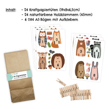 Lade das Bild in den Galerie-Viewer, Waldtier-DIY-Adventskalenderset