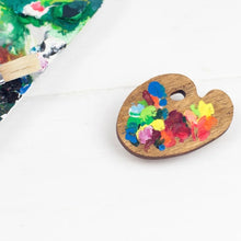 Lade das Bild in den Galerie-Viewer, Paint Palette Brooch