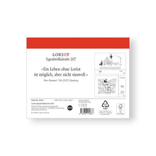 Lade das Bild in den Galerie-Viewer, Loriot - Tagesabreißkalender 2027