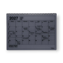 Lade das Bild in den Galerie-Viewer, MARK'S 2027 - Notebook Calendar M Black