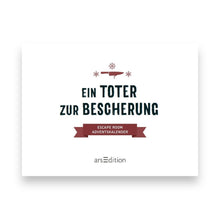 Lade das Bild in den Galerie-Viewer, Ein Toter zur Bescherung - Ein Escape-Room-Adventskalender zum Aufschneiden