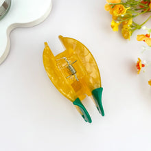 Lade das Bild in den Galerie-Viewer, Yellow Lemon Acetate Fruit - Hair Claw Clip