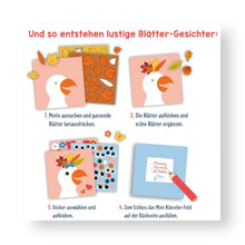 Lade das Bild in den Galerie-Viewer, Mein erstes Bastelset: Blätter-Gesichter