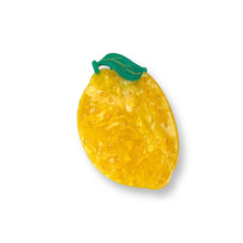 Lade das Bild in den Galerie-Viewer, Yellow Lemon Acetate Fruit - Hair Claw Clip