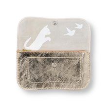 Lade das Bild in den Galerie-Viewer, Keecie Portemonnaie - Cat Chase (Gold Small)