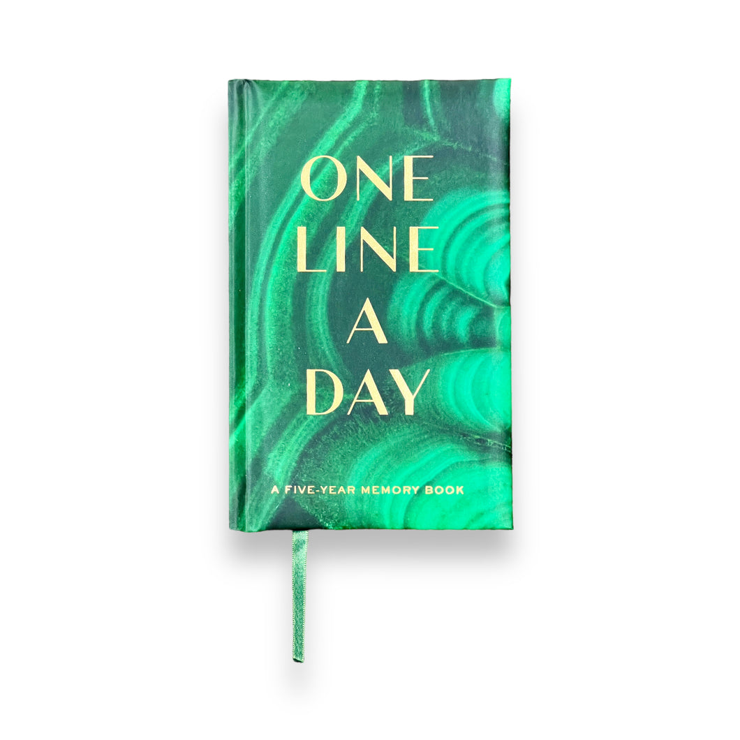 Malachite Green One Line a Day:
A Five-Year Memory Book