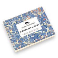 Lade das Bild in den Galerie-Viewer, Letter Writing Set - Marbled Paper Design