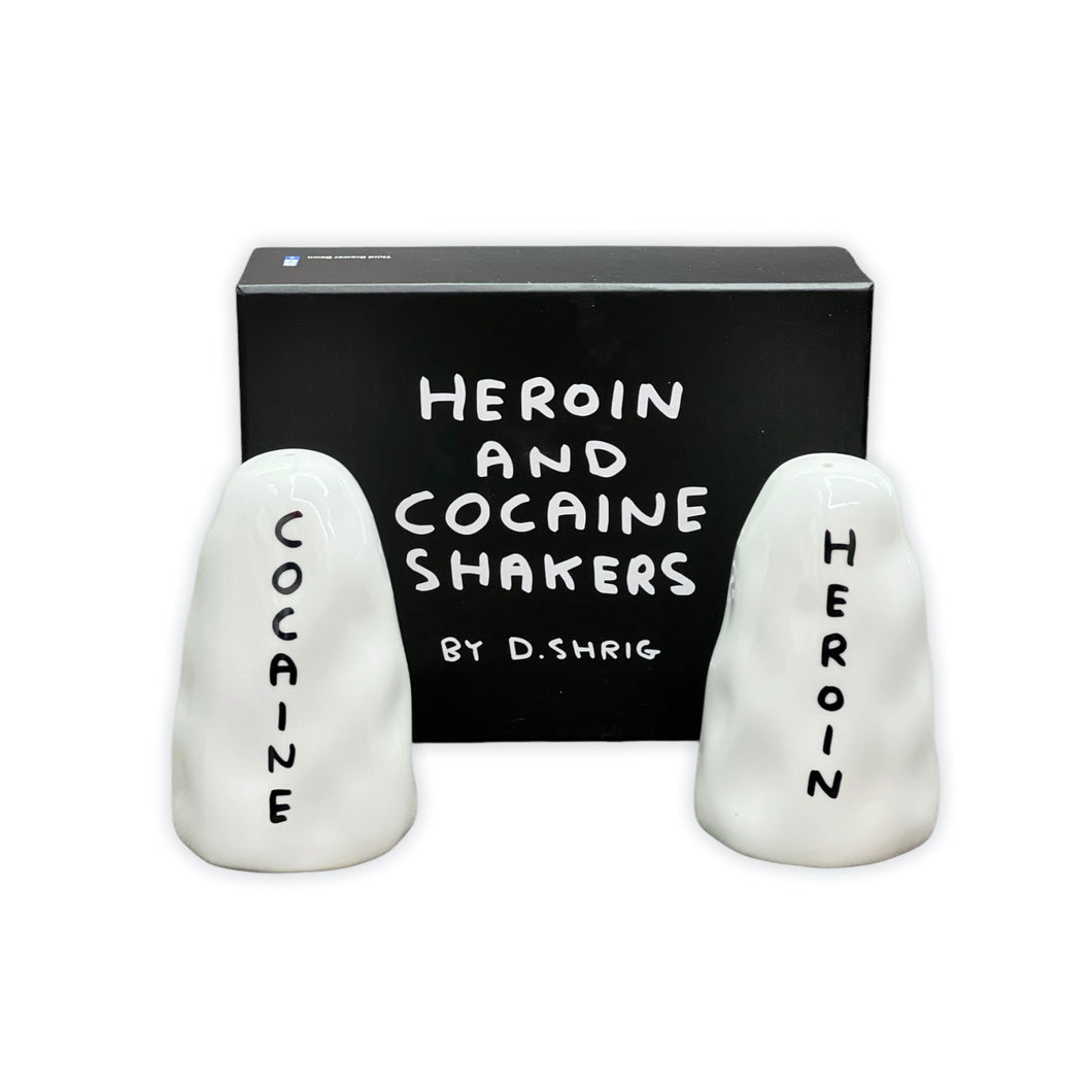 Heroin and Cocaine - Salt and Pepper Shakers
