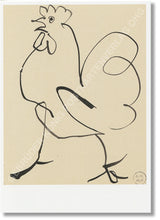 Lade das Bild in den Galerie-Viewer, Gebrüder König Postkartenverlag: Pablo Picasso - Hahn, 1945 (Musée national Picasso-Paris, Paris; bpk / RMN-Grand Palais; Succession Picasso / VG Bild-Kunst, Bonn, 2019; Best.Nr.: 513/03)