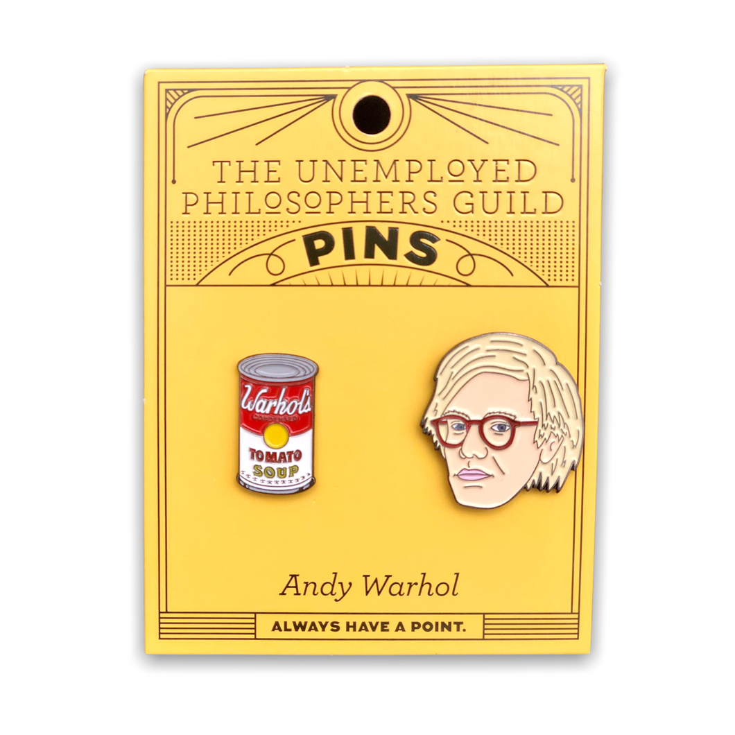 Pins - Andy Warhol & Campbells Suppendose