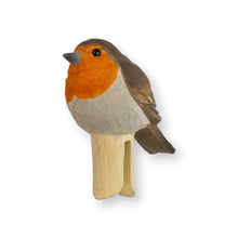 Lade das Bild in den Galerie-Viewer, Hand-Carved Christmas Ornament - Robin
