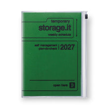 Lade das Bild in den Galerie-Viewer, 2027 Diary Storage.it - Green (A5)
