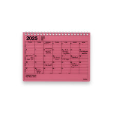 Lade das Bild in den Galerie-Viewer, MARK&#39;S 2025 - Notebook Calendar S Red
