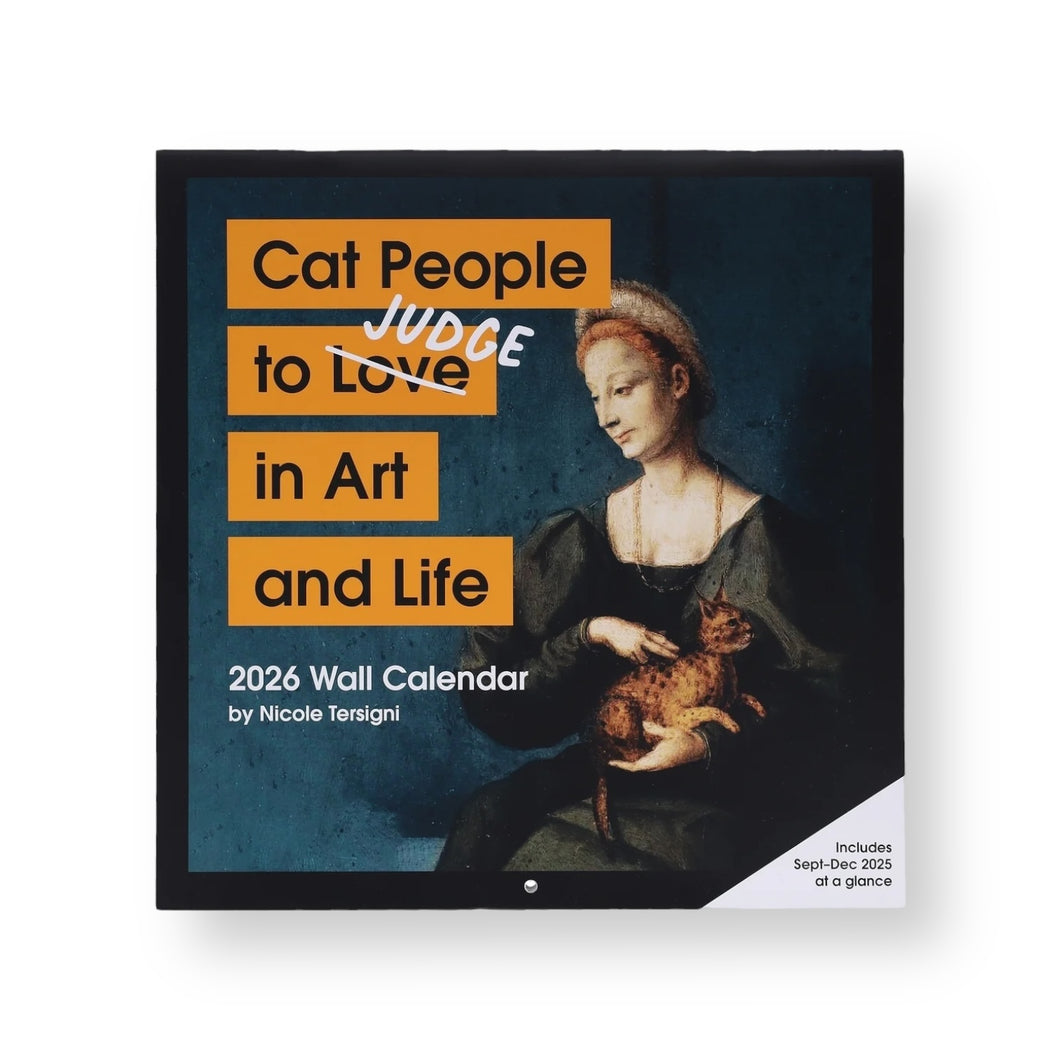 Cat People to Judge in Art and Life - Wall Calendar 2026