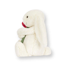Lade das Bild in den Galerie-Viewer, Kuscheltier - Cream Bunny with Rose
