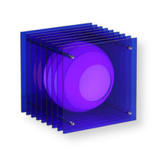 Lade das Bild in den Galerie-Viewer, Lớp Big Square in Blue - Sculptural Lamp

