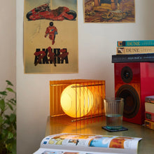 Lade das Bild in den Galerie-Viewer, Lớp Small Square in Orange - Sculptural Lamp
