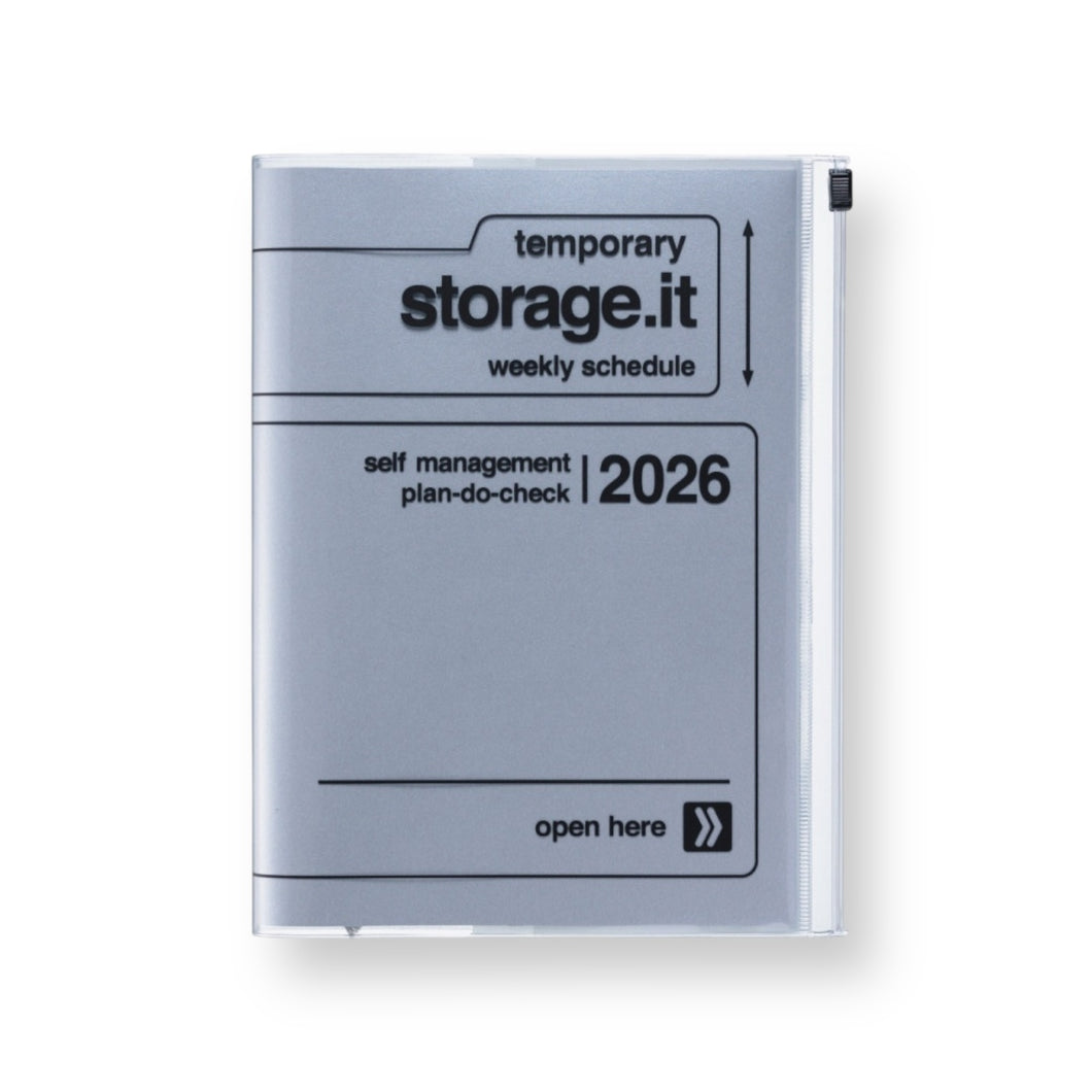 2026 Diary Storage.it - Silver (A5)