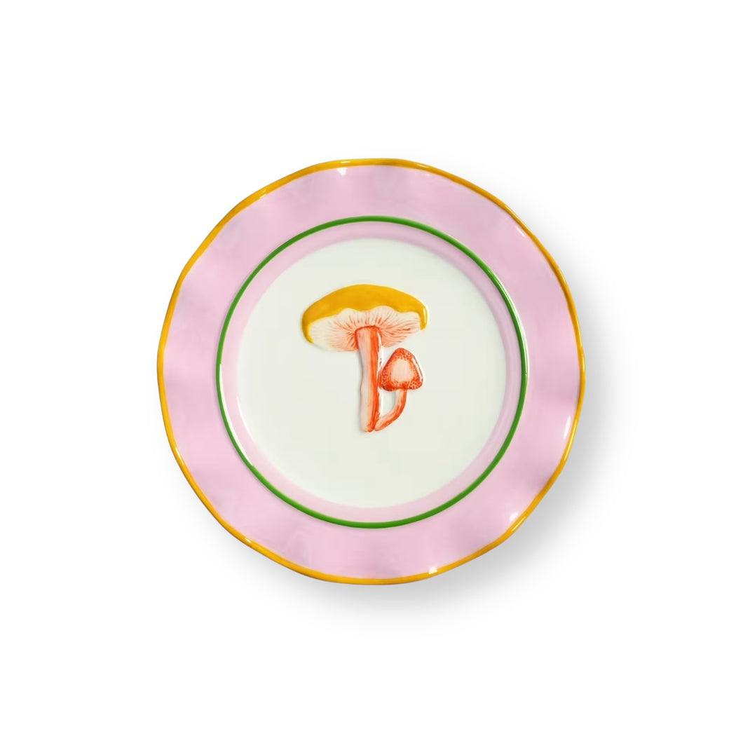 Plate - Magic Mushroom (Light Pink)