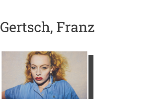 Postkarte von Gertsch, Franz: Irene,1980