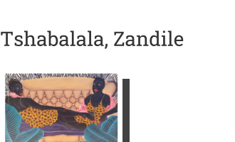 Postkarte von Tshabalala, Zandile : Two Reclining Women, 2020