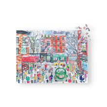 Lade das Bild in den Galerie-Viewer, Christmas in Greenwich Village - 1000 Piece Puzzle
