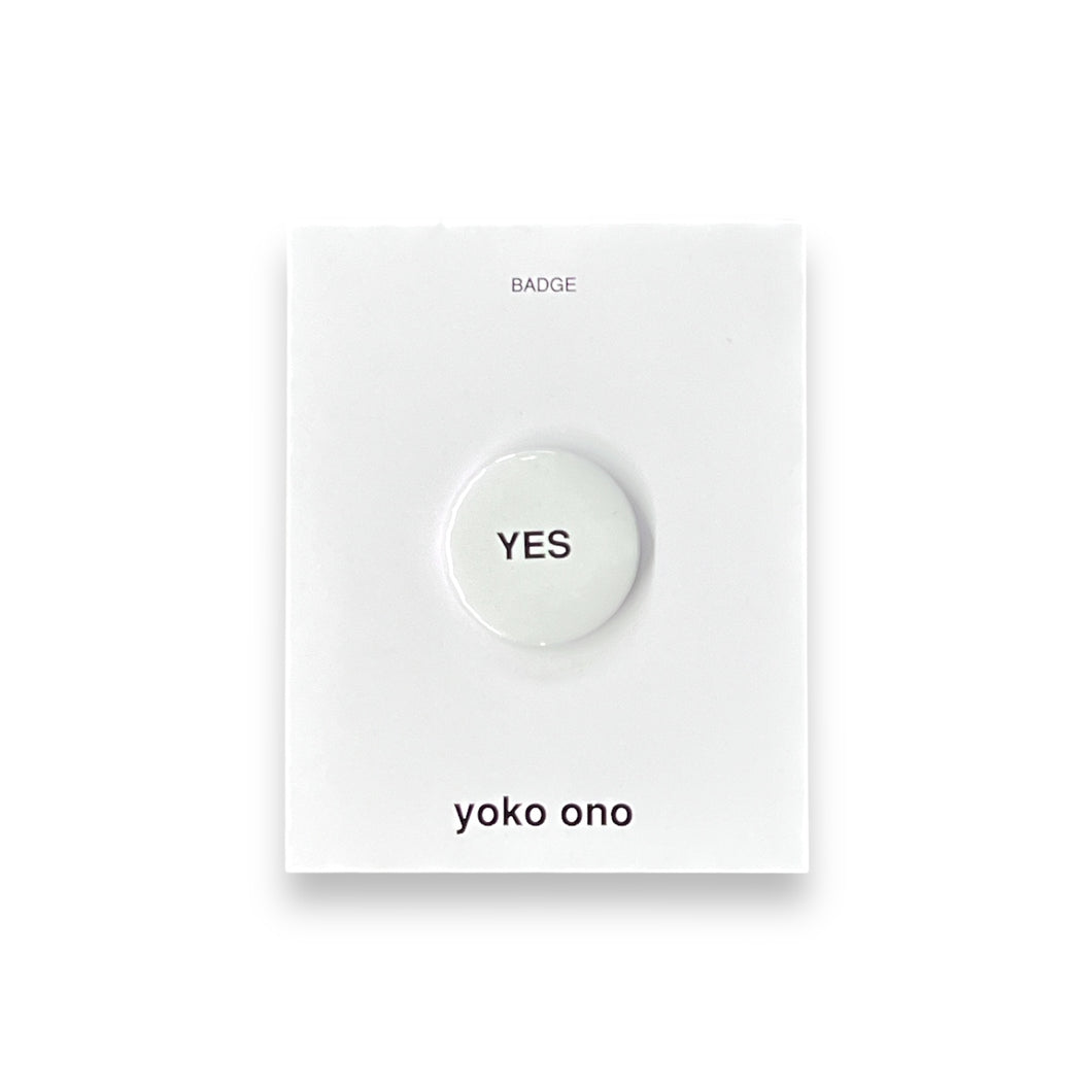 Yoko Ono - YES badge