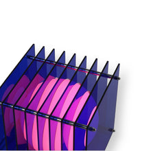 Lade das Bild in den Galerie-Viewer, Lớp Big Square in Blue - Sculptural Lamp
