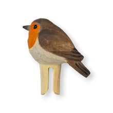 Lade das Bild in den Galerie-Viewer, Hand-Carved Christmas Ornament - Robin
