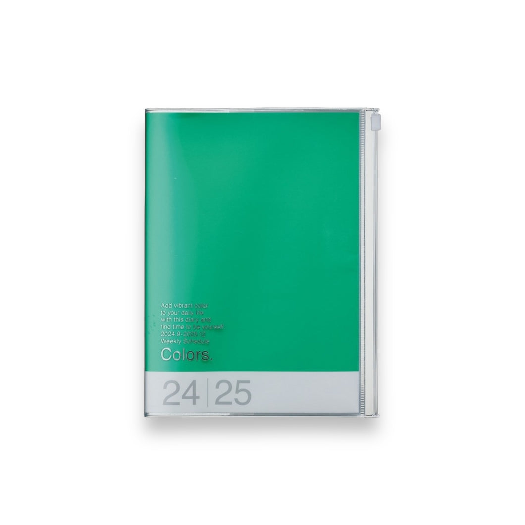 2025 Diary Colors - Green (A6)