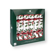Lade das Bild in den Galerie-Viewer, Holly White Christmas Crackers - 6 Pack
