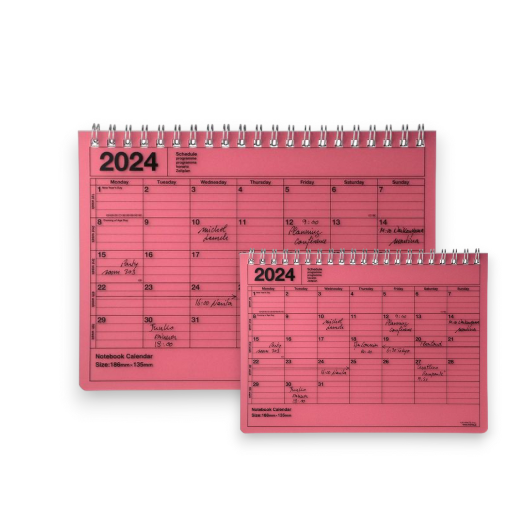 MARK'S 2024 - Tischkalender Pink