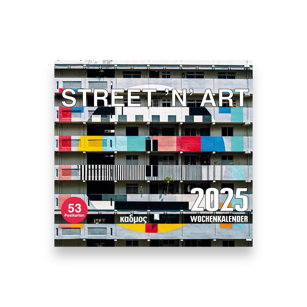 STREET 'N' ART - Postkartenkalender 2025