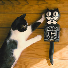 Lade das Bild in den Galerie-Viewer, Classic Black Kit-Cat Klock
