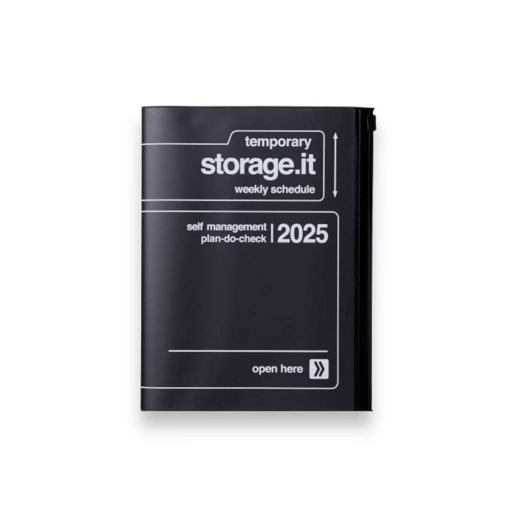 2025 Diary Storage.it - Black (A6)