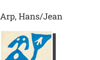 Postkarte von Arp, Hans/Jean: Homme at femme, c. 1928