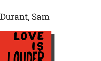Postkarte von Durant, Sam: Love is Louder