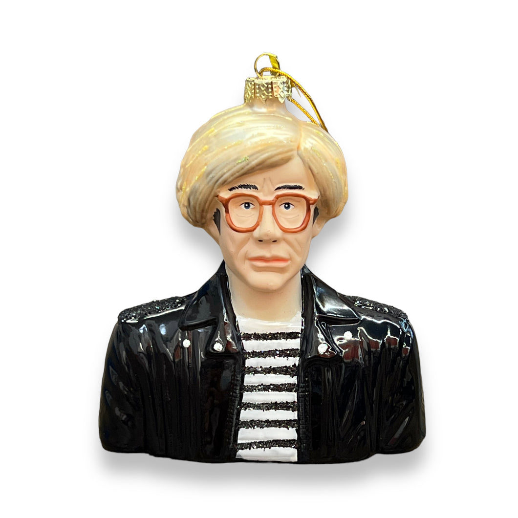 Andy Warhol - Blown Glass Christmas Ornament