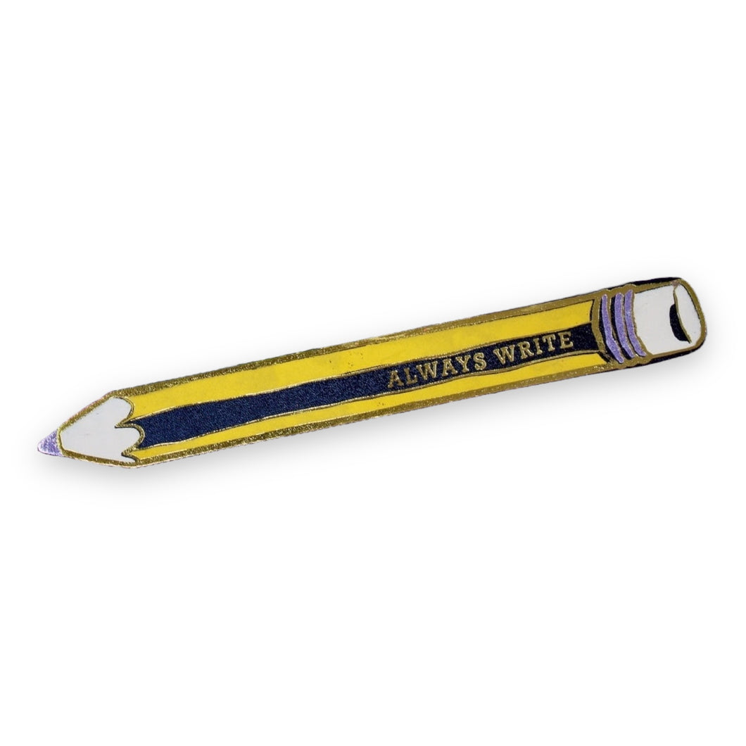 Always Write Pencil Bookmark