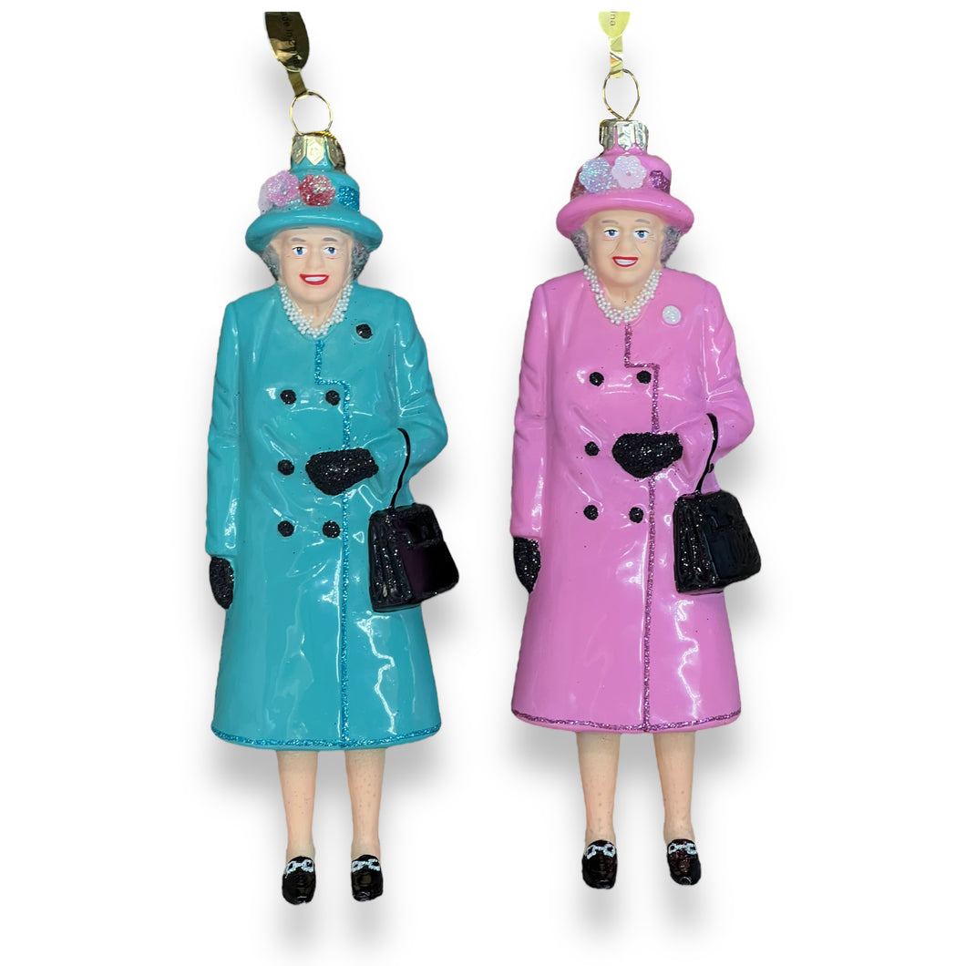 Queen Elizabeth II - Figurine Glass Ornament