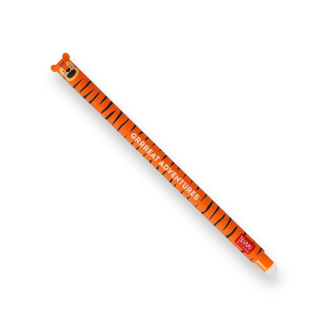 Legami Erasable Gel Pen - Tiger
