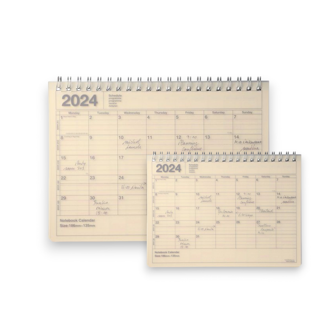 MARK'S 2024 - Tischkalender Ivory