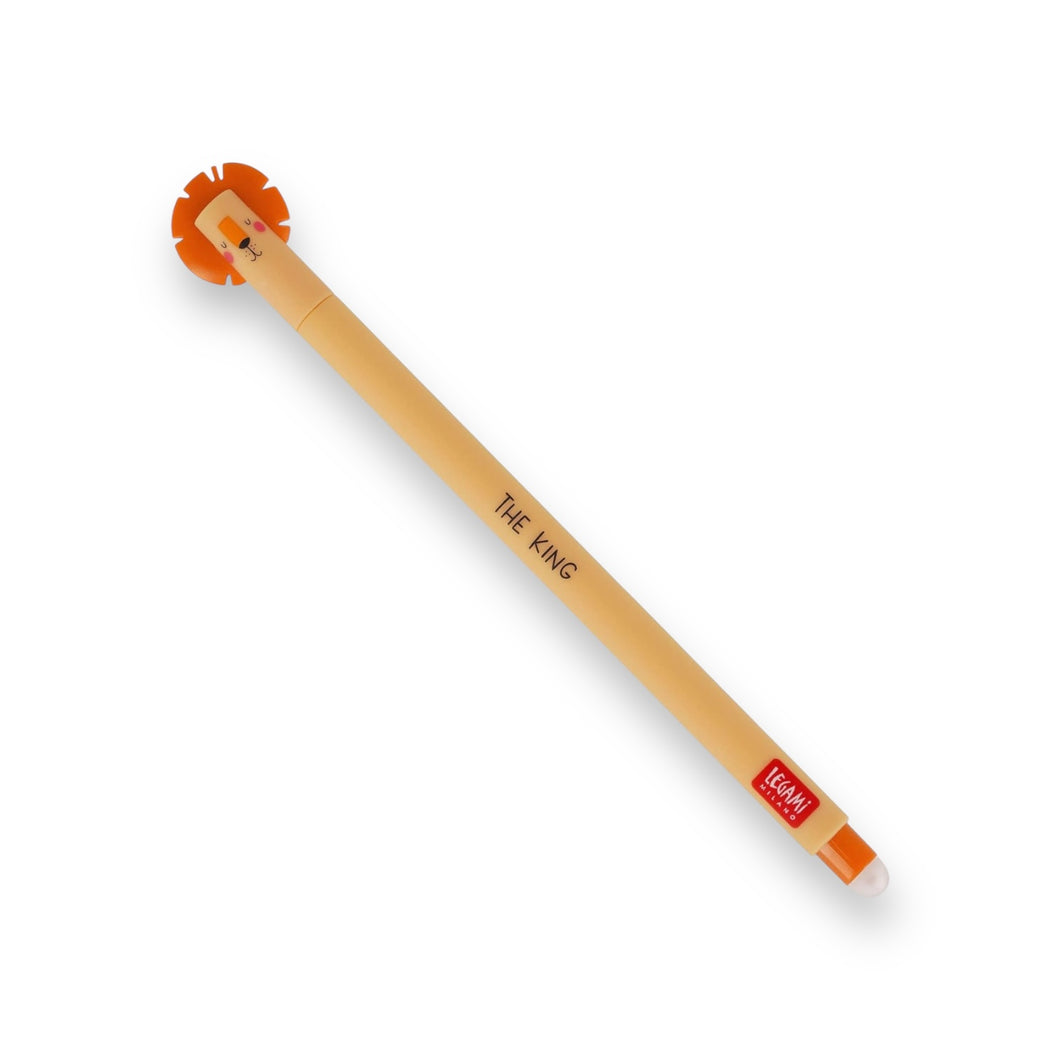 Legami Erasable Gel Pen - Lion