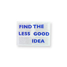 Lade das Bild in den Galerie-Viewer, William Kentridge FIND THE LESS GOOD IDEA - Notizbuch
