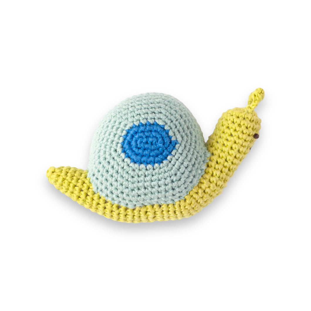 Crochet Rattle Snail
