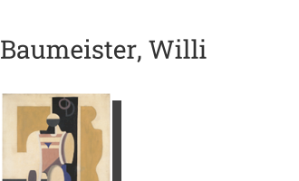 Postkarte von Baumeister, Willi: Gymnaste, 1928