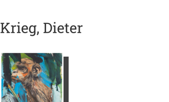 Postkarte von Krieg, Dieter: o.T. (Affe), 1979–1981