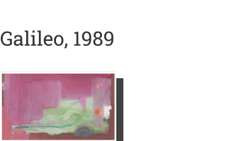 Postkarte von Galileo, 1989: Frankenthaler, Helen