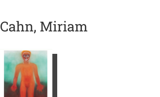 Postkarte von Cahn, Miriam: abspannen + hüpfen, 16.01 + 29.05.2003