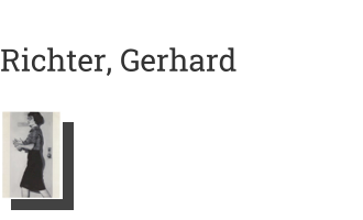 Postkarte von Richter, Gerhard: Sekretärin, 1964